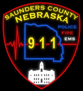 Saunders 911 Logo Saunders E-911 Logo